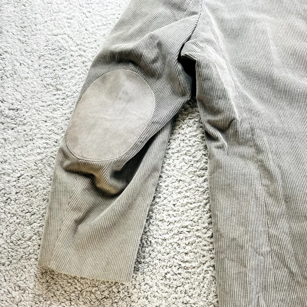 Vintage Pioneer Wear Blazer Mens 48 Corduroy Gray Jacket Sport Coat